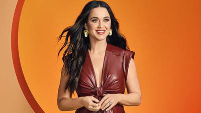 Katy Perry shows off her denim tribute to Britney Spears